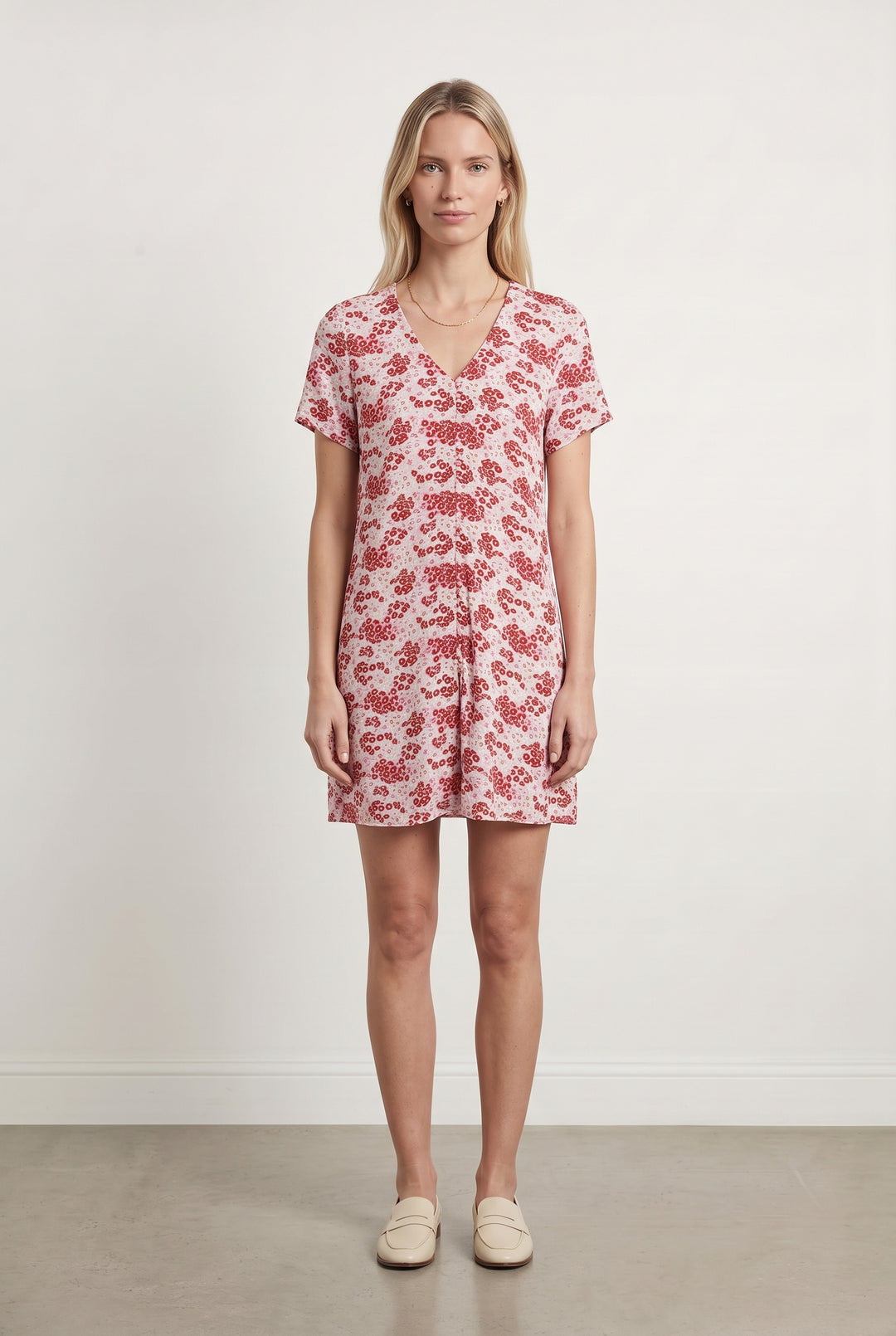 Robe Courte Rose et Rouge - Taille S/36 de la marque Karl Marc John | PARAD122827 - Vendu par Paradigme - Image 1