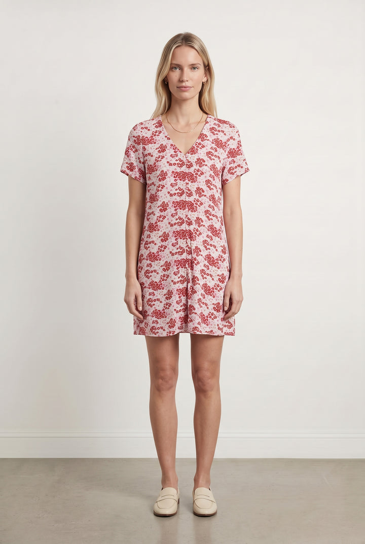 Robe Courte Rose et Rouge - Taille S/36 de la marque Karl Marc John | PARAD122827 - Vendu par Paradigme - Image 1