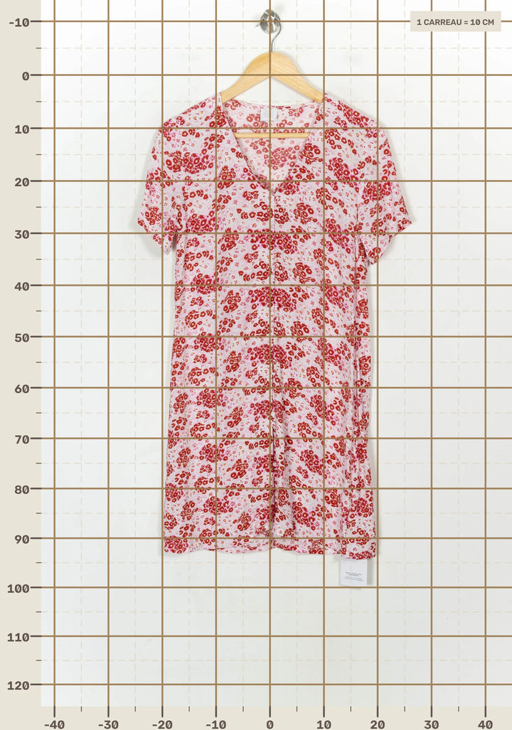 Robe Courte Rose et Rouge - Taille S/36 de la marque Karl Marc John | PARAD122827 - Vendu par Paradigme - Image 4