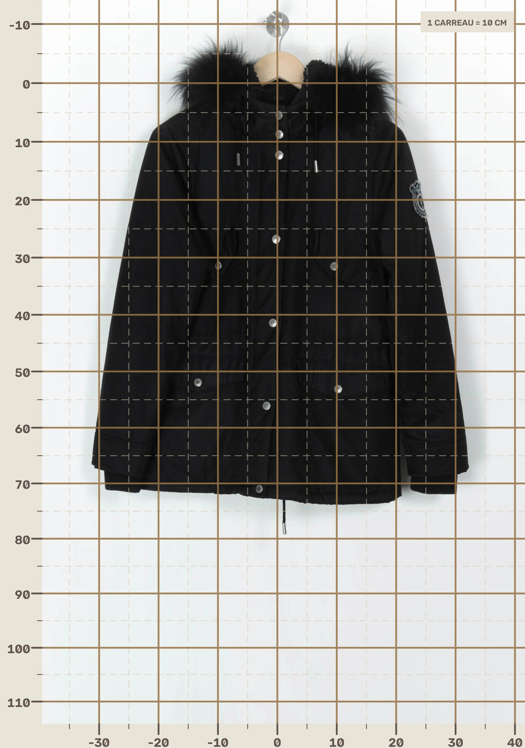 Parka Noire - Taille S/36 de la marque Karl Marc John | PARAD122829 - Vendu par Paradigme - Image 4