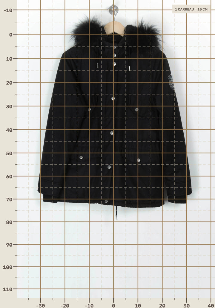 Parka Noire - Taille S/36 de la marque Karl Marc John | PARAD122829 - Vendu par Paradigme - Image 4