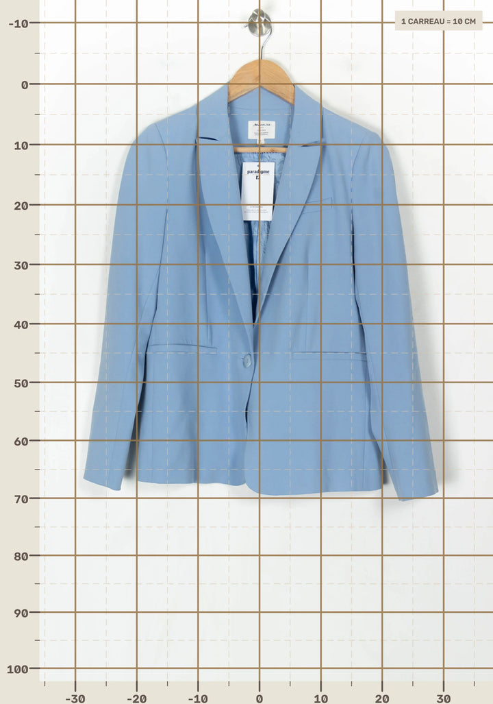 Veste De Tailleur Bleue - Taille M/38 de la marque Maison 123 | PARAD122835 - Vendu par Paradigme - Image 4