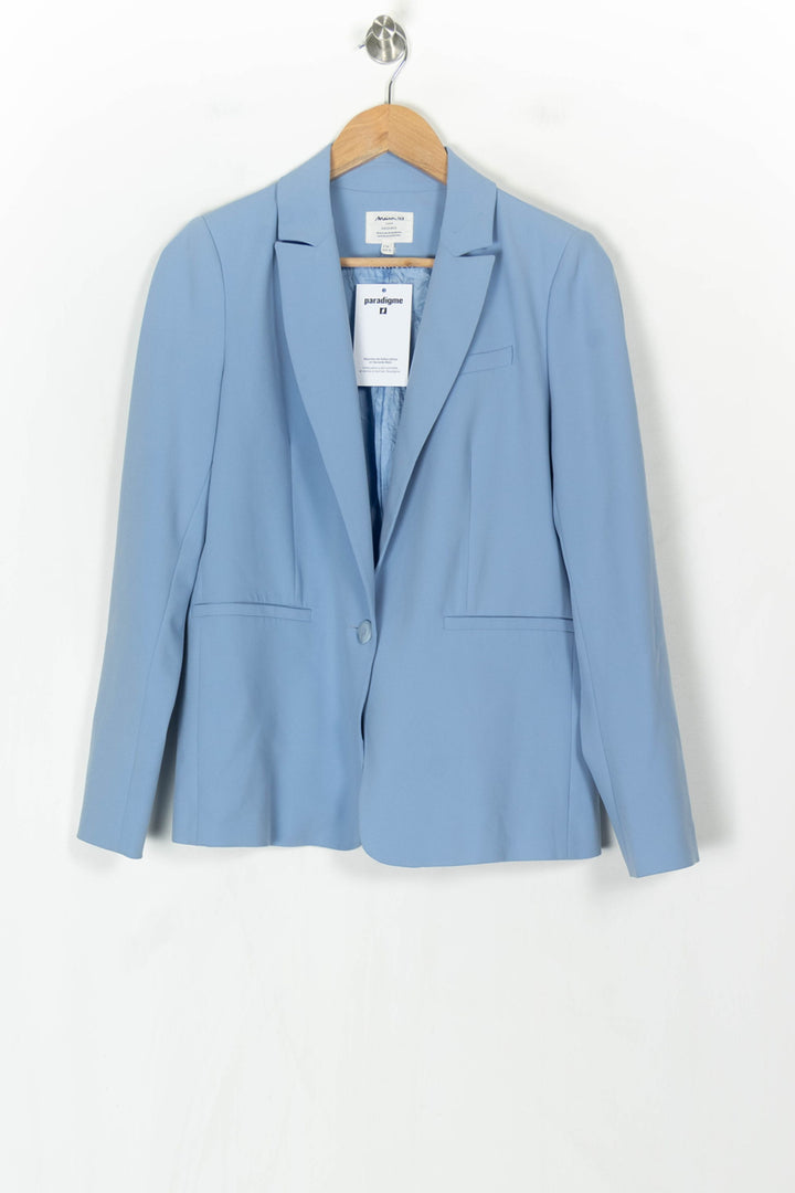 Veste De Tailleur Bleue - Taille M/38 de la marque Maison 123 | PARAD122835 - Vendu par Paradigme - Image 2