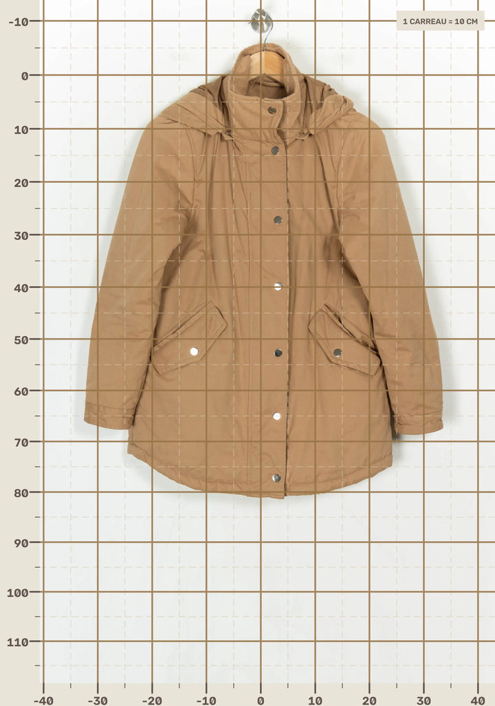 Doudoune Beige - Taille S/36 de la marque Maison 123 | PARAD122841 - Vendu par Paradigme - Image 4