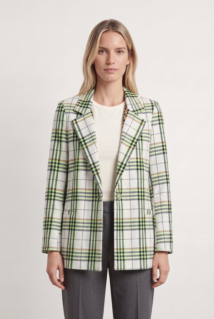 Blazer Blanc et Vert - Taille S/36 de la marque Imprevu | PARAD122855 - Vendu par Paradigme - Image 1