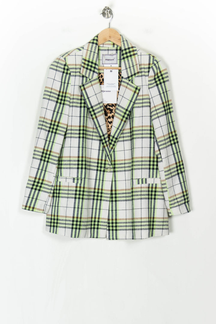 Blazer Blanc et Vert - Taille S/36 de la marque Imprevu | PARAD122855 - Vendu par Paradigme - Image 2