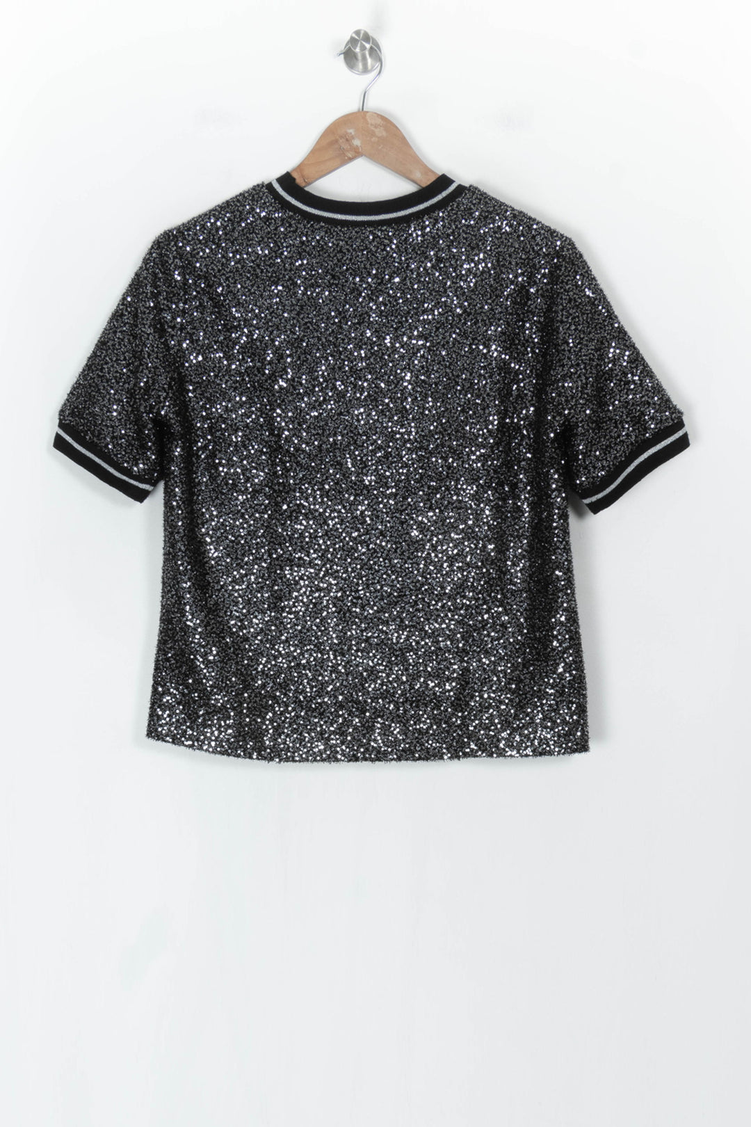 T-Shirt Noir et Argenté - Taille S/36 de la marque Imprevu | PARAD122856 - Vendu par Paradigme - Image 5