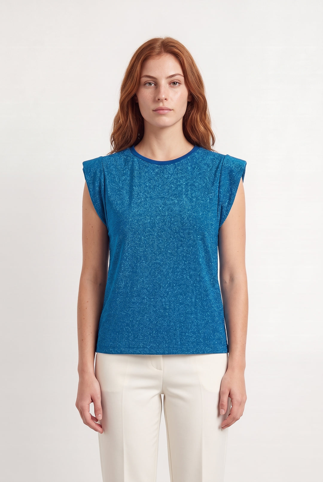 Blouse Sans Manches Bleue - Taille S/36 de la marque Imprevu | PARAD122857 - Vendu par Paradigme - Image 1