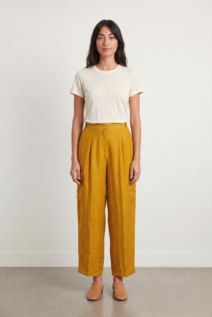 Pantalon Cargo Jaune - Taille M/38 de la marque Imprevu | PARAD122858 - Vendu par Paradigme - Image 1
