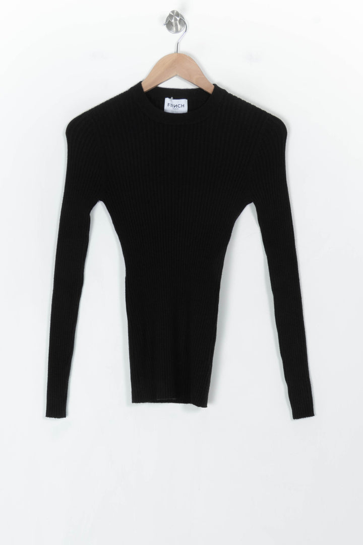 Pull Noir - Taille M/38 de la marque FRNCH | PARAD122859 - Vendu par Paradigme - Image 2