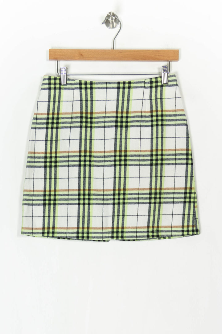 Jupe Midi Verte et Blanche - Taille M/38 de la marque Imprevu | PARAD122860 - Vendu par Paradigme - Image 2
