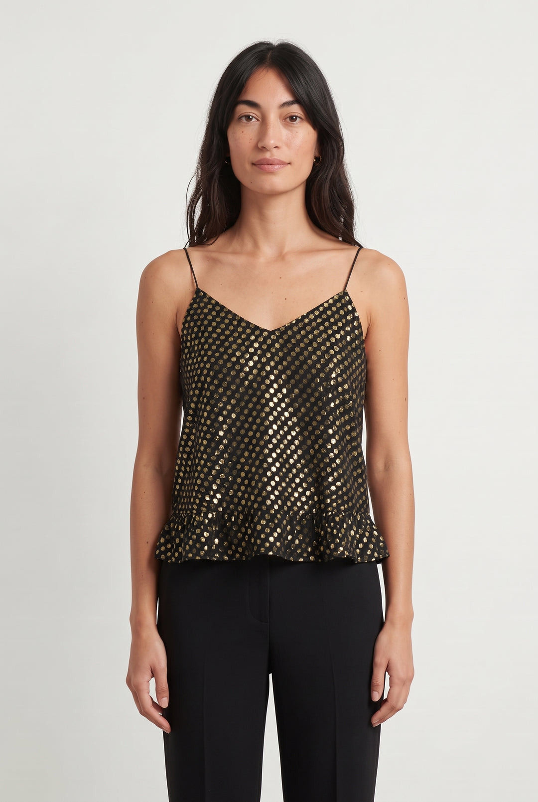 Débardeur Noir et Doré - Taille XS/34 de la marque ba&amp;sh | PARAD122863 - Vendu par Paradigme - Image 1