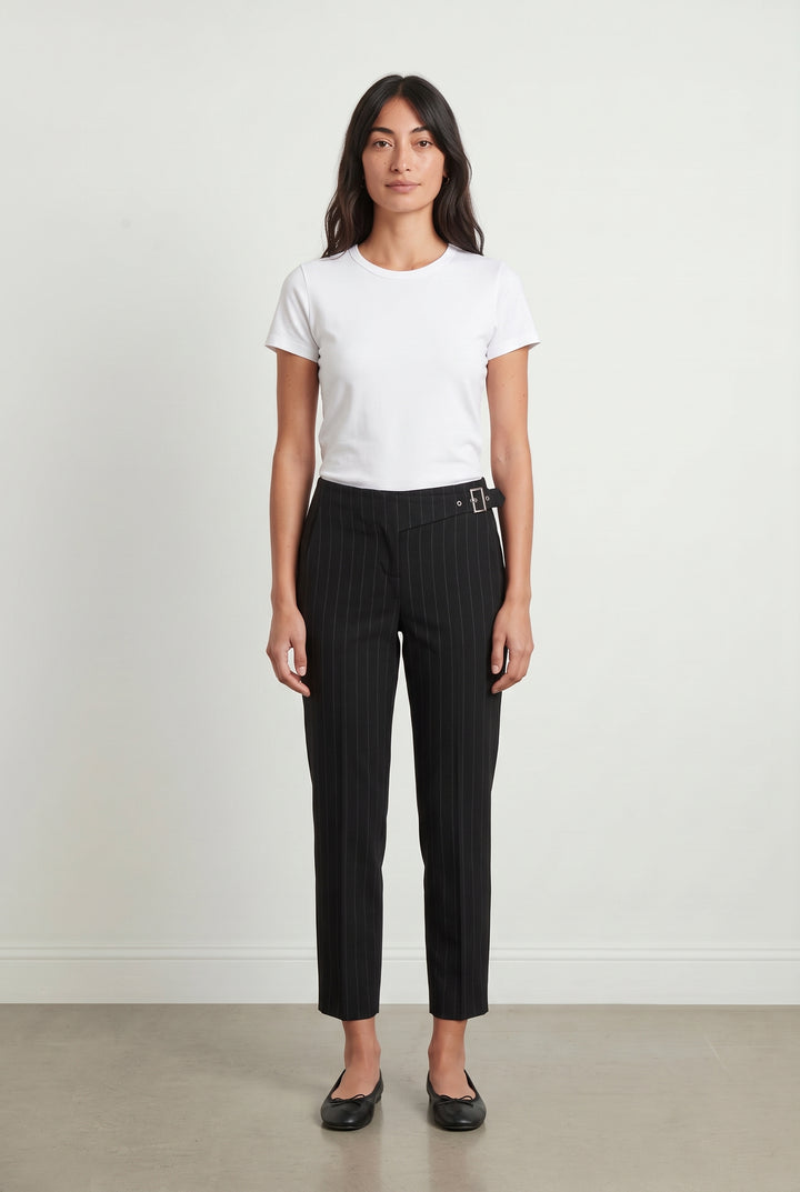 Pantalon Noir à Rayures - Taille S/36 de la marque ba&amp;sh | PARAD122864 - Vendu par Paradigme - Image 1