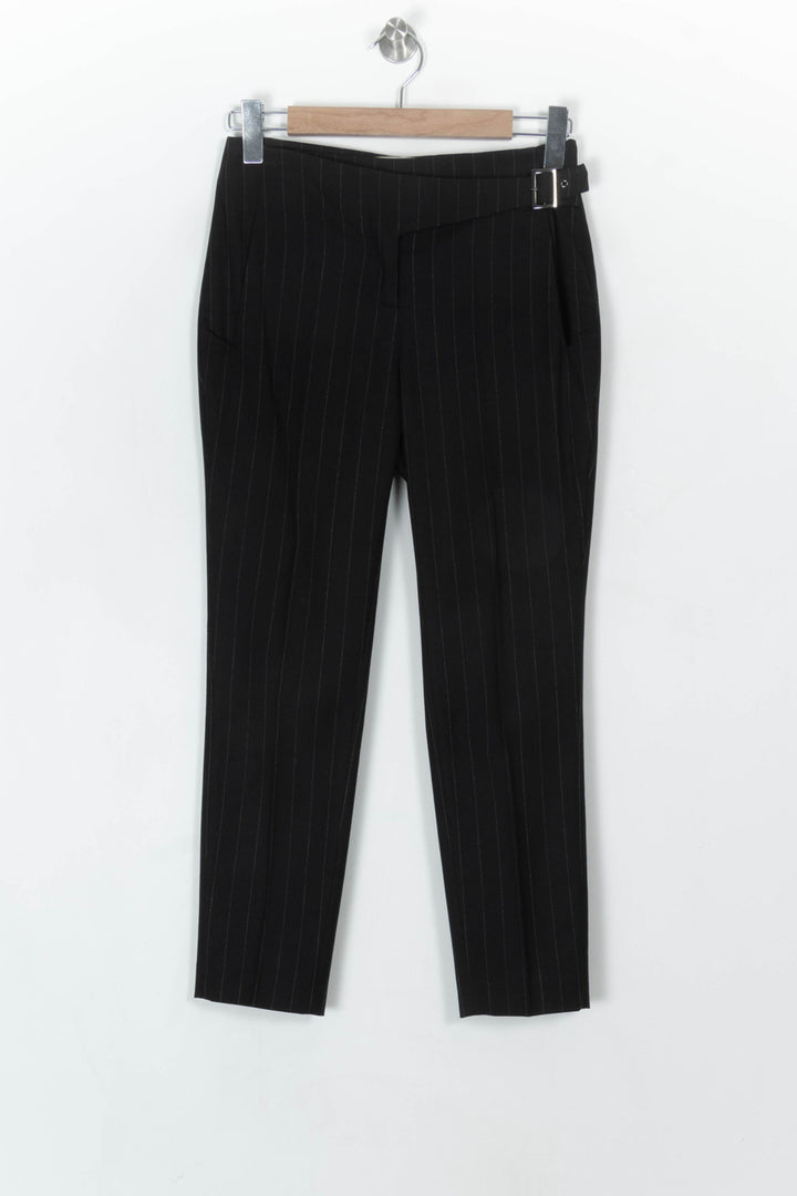 Pantalon Noir à Rayures - Taille S/36 de la marque ba&amp;sh | PARAD122864 - Vendu par Paradigme - Image 2