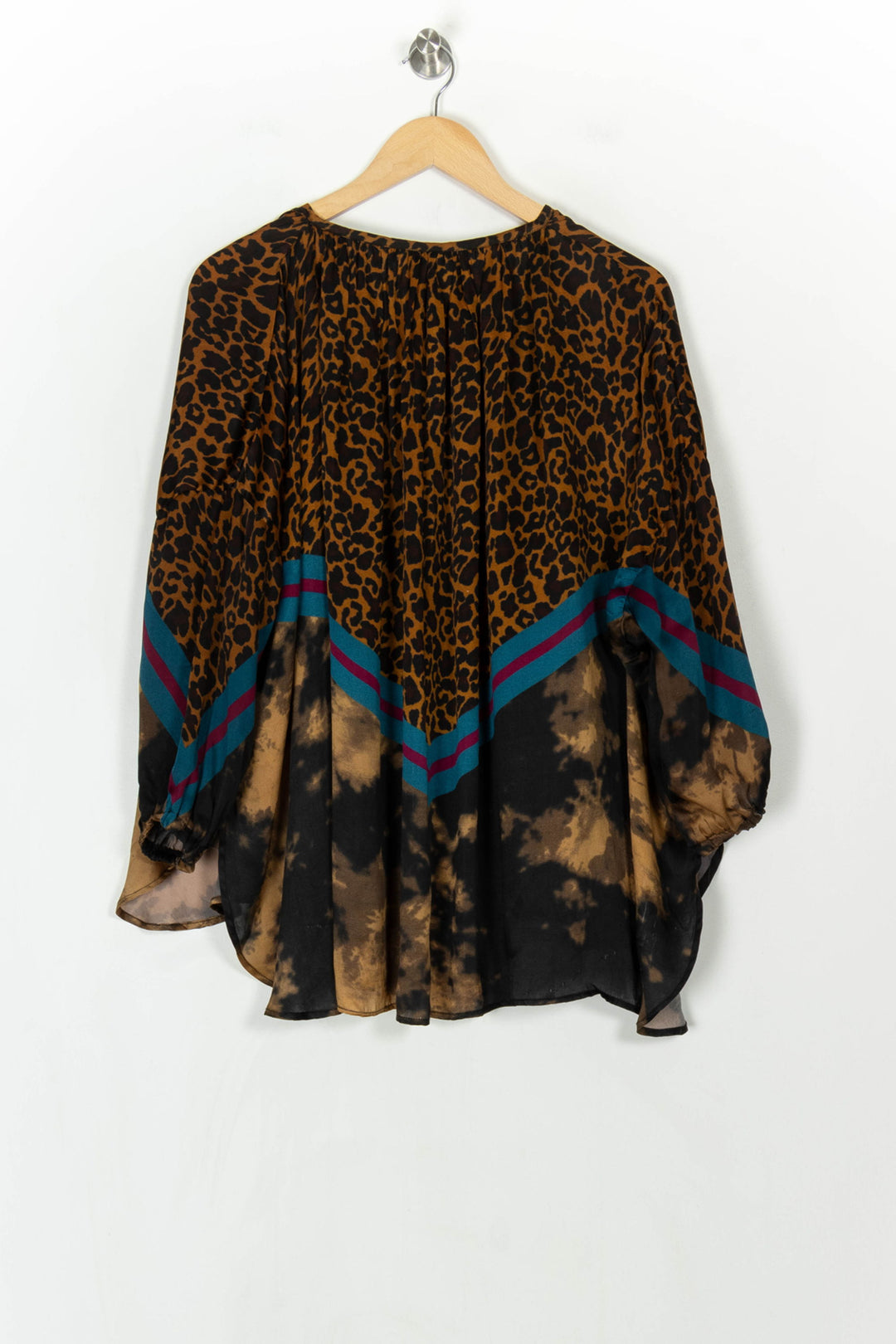 Blouse Léopard et Noire - Taille S/36 de la marque Mes Demoiselles Paris | PARAD122865 - Vendu par Paradigme - Image 5