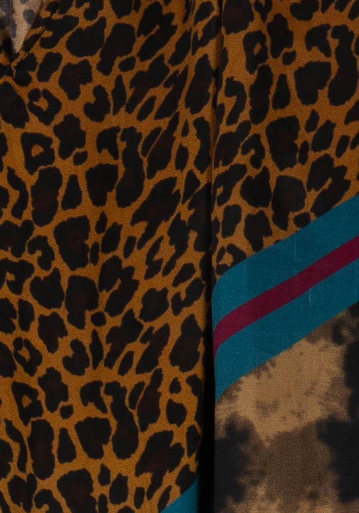 Blouse Léopard et Noire - Taille S/36 de la marque Mes Demoiselles Paris | PARAD122865 - Vendu par Paradigme - Image 3