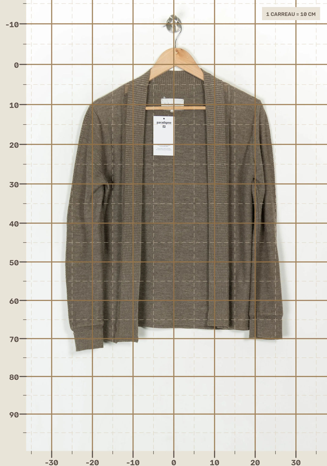 Cardigan Vert - Taille S/36 de la marque Sud express | PARAD122869 - Vendu par Paradigme - Image 4