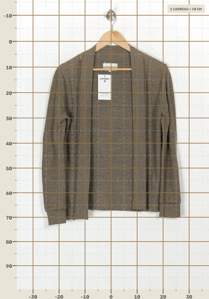 Cardigan Vert - Taille S/36 de la marque Sud express | PARAD122869 - Vendu par Paradigme - Image 4