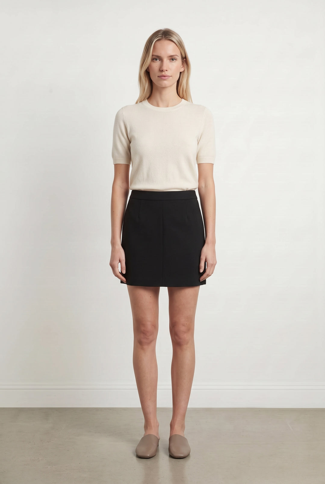 Jupe Courte Noire - Taille S/36 de la marque ZAPA | PARAD122871 - Vendu par Paradigme - Image 1