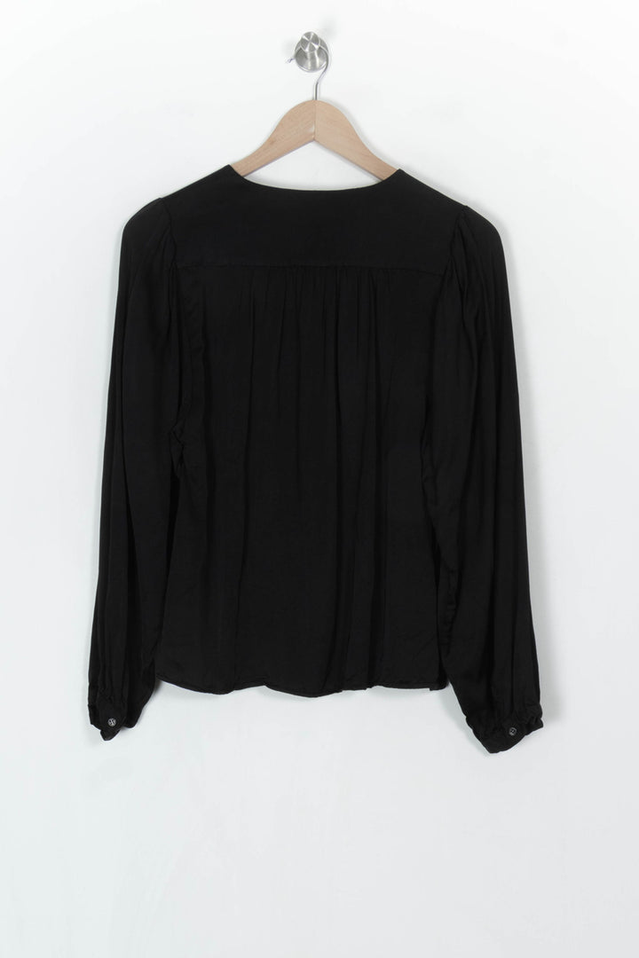 Blouse Noire - Taille XS/34 de la marque La Fée Maraboutée | PARAD122873 - Vendu par Paradigme - Image 5