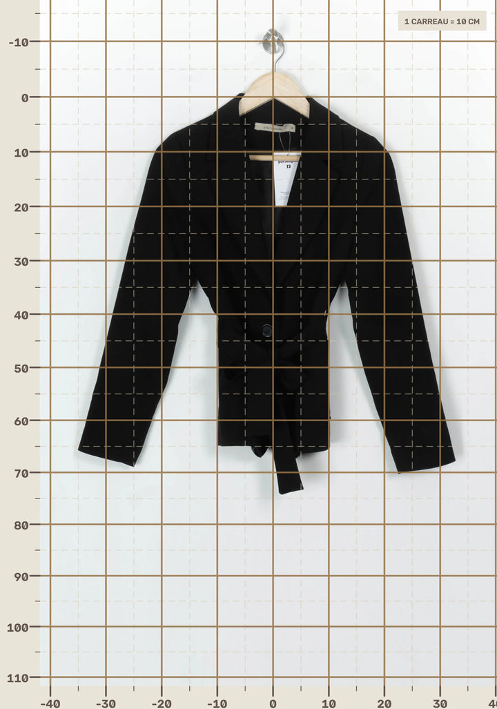 Blazer Noir - Taille S/36 de la marque La Fée Maraboutée | PARAD122879 - Vendu par Paradigme - Image 4
