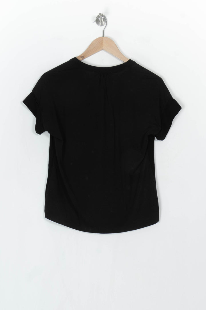 Blouse Noire - Taille XS/34 de la marque La Fée Maraboutée | PARAD122880 - Vendu par Paradigme - Image 5