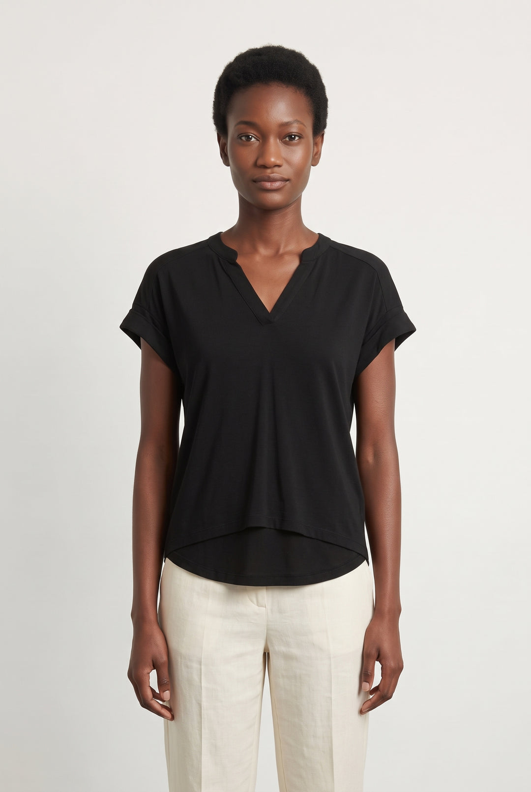 Blouse Noire - Taille XS/34 de la marque La Fée Maraboutée | PARAD122880 - Vendu par Paradigme - Image 1