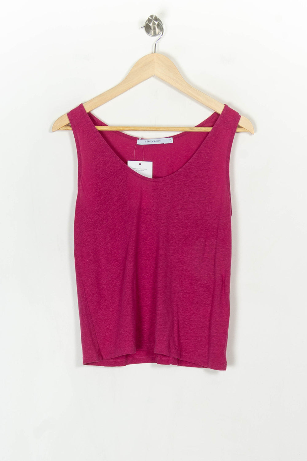 Débardeur Rose - Taille XS/34 de la marque La Fée Maraboutée | PARAD122881 - Vendu par Paradigme - Image 2