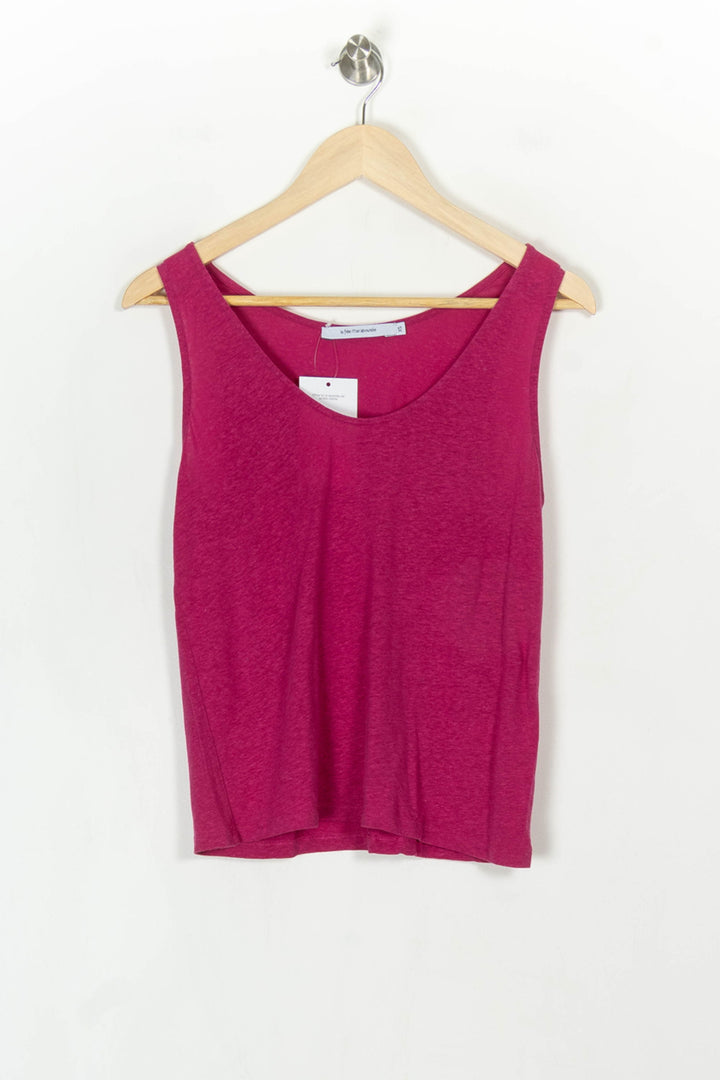 Débardeur Rose - Taille XS/34 de la marque La Fée Maraboutée | PARAD122881 - Vendu par Paradigme - Image 2