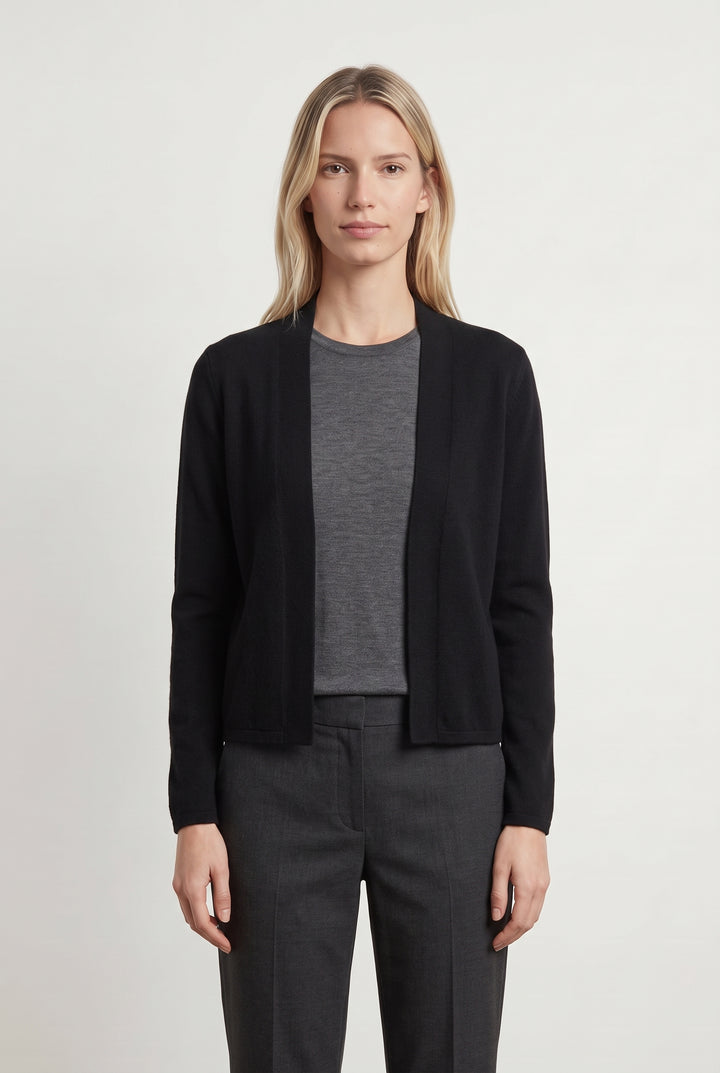 Cardigan Noir - Taille M/38 de la marque Comptoir des Cotonniers | PARAD122883 - Vendu par Paradigme - Image 1
