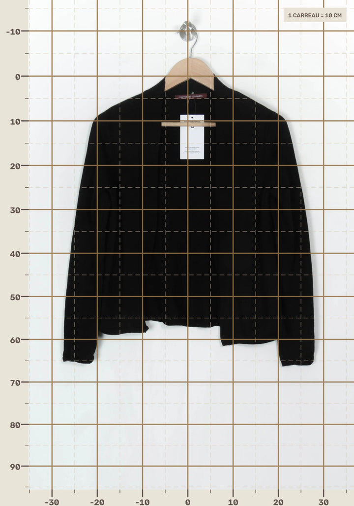 Cardigan Noir - Taille M/38 de la marque Comptoir des Cotonniers | PARAD122883 - Vendu par Paradigme - Image 4