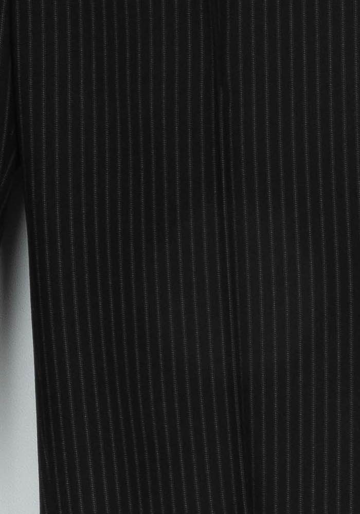 Bermuda Noir à Rayures - Taille M/38 de la marque Caroll | PARAD122885 - Vendu par Paradigme - Image 3