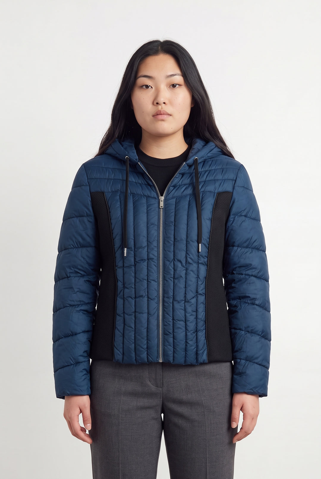 Doudoune Bleu et Noir - Taille XL/42 de la marque IKKS | PARAD122887 - Vendu par Paradigme - Image 1