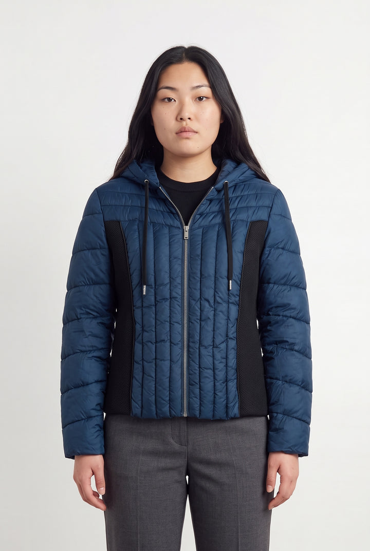 Doudoune Bleu et Noir - Taille XL/42 de la marque IKKS | PARAD122887 - Vendu par Paradigme - Image 1
