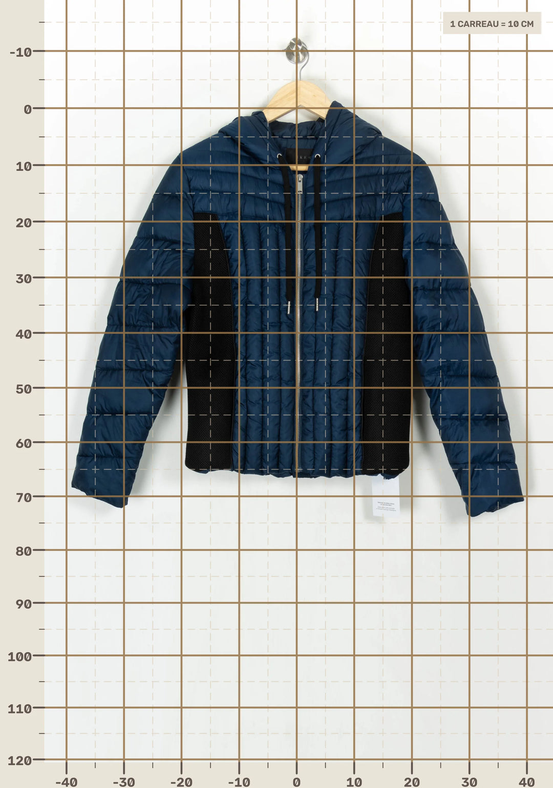 Doudoune Bleu et Noir - Taille XL/42 de la marque IKKS | PARAD122887 - Vendu par Paradigme - Image 4