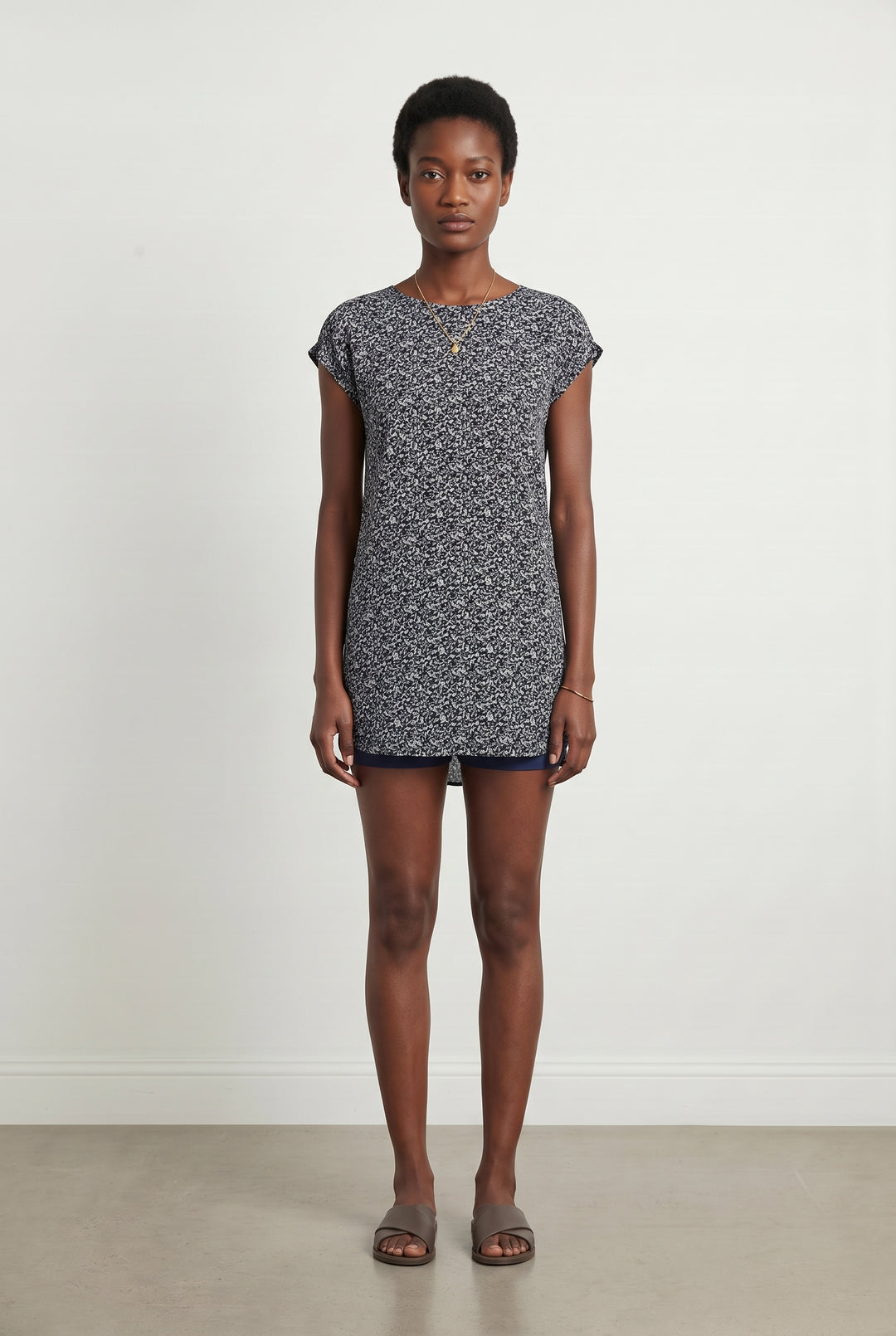 Robe Droite Noire et Blanche - Taille S/36 de la marque Comptoir des Cotonniers | PARAD122888 - Vendu par Paradigme - Image 1