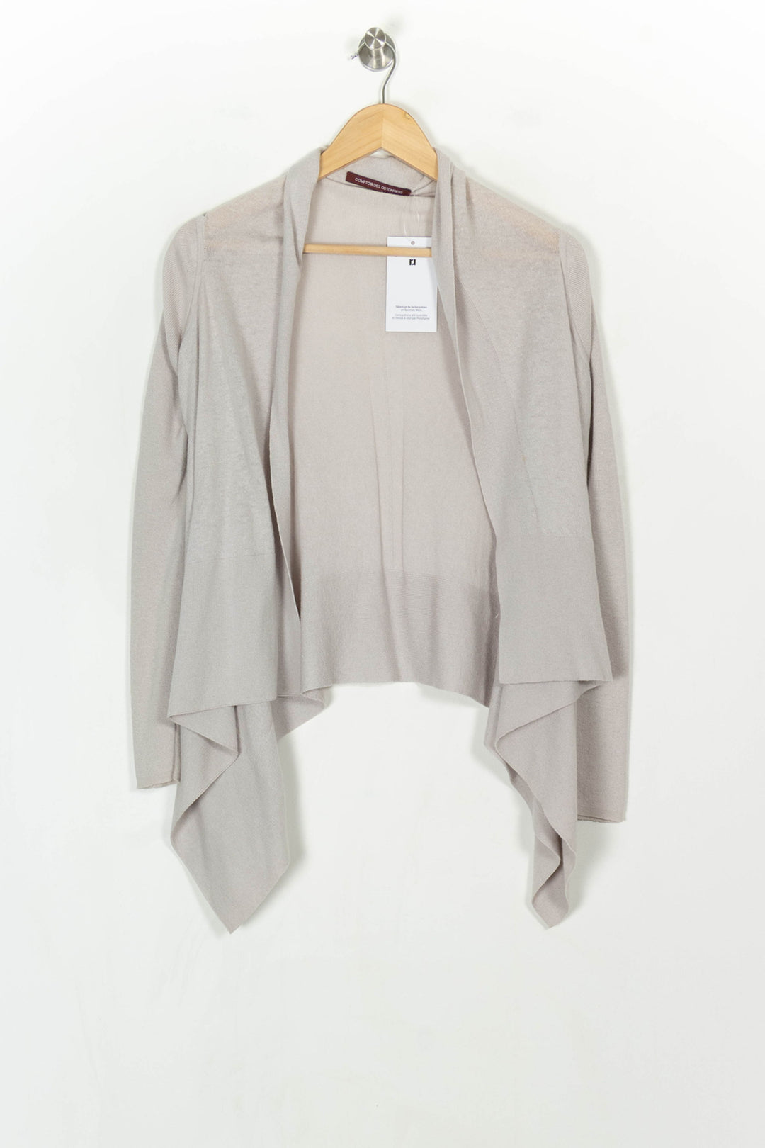 Cardigan Beige - Taille S/36 de la marque Comptoir des Cotonniers | PARAD122889 - Vendu par Paradigme - Image 2