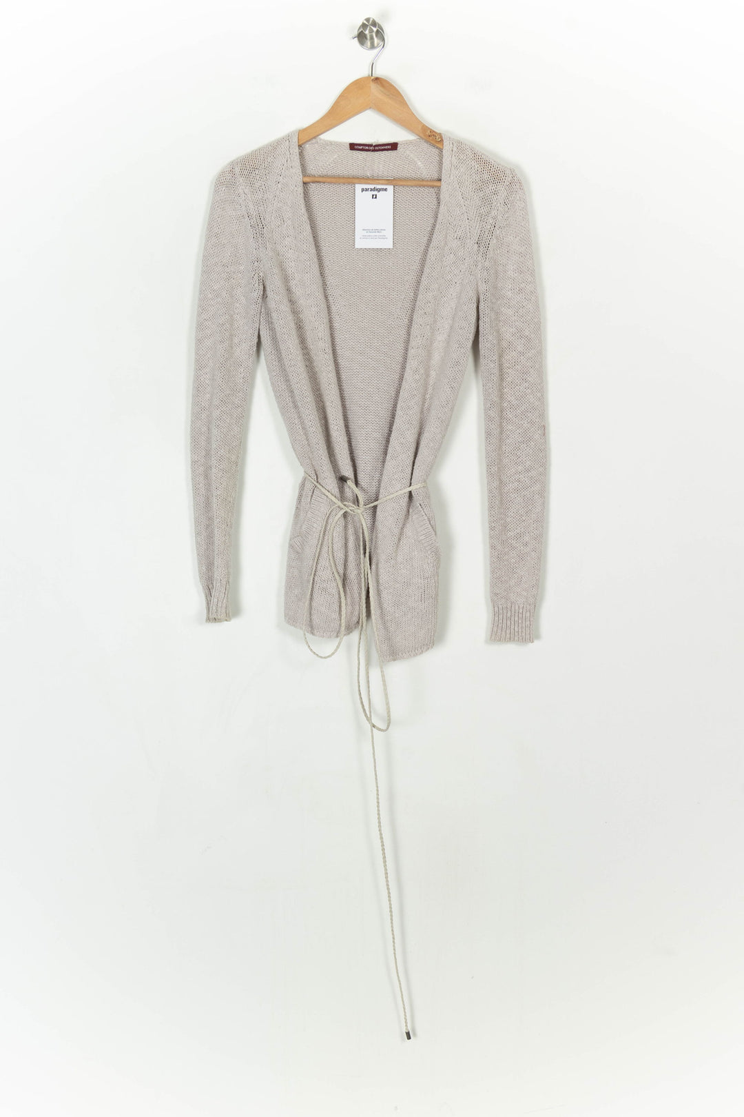Cardigan Beige - Taille S/36 de la marque Comptoir des Cotonniers | PARAD122890 - Vendu par Paradigme - Image 2