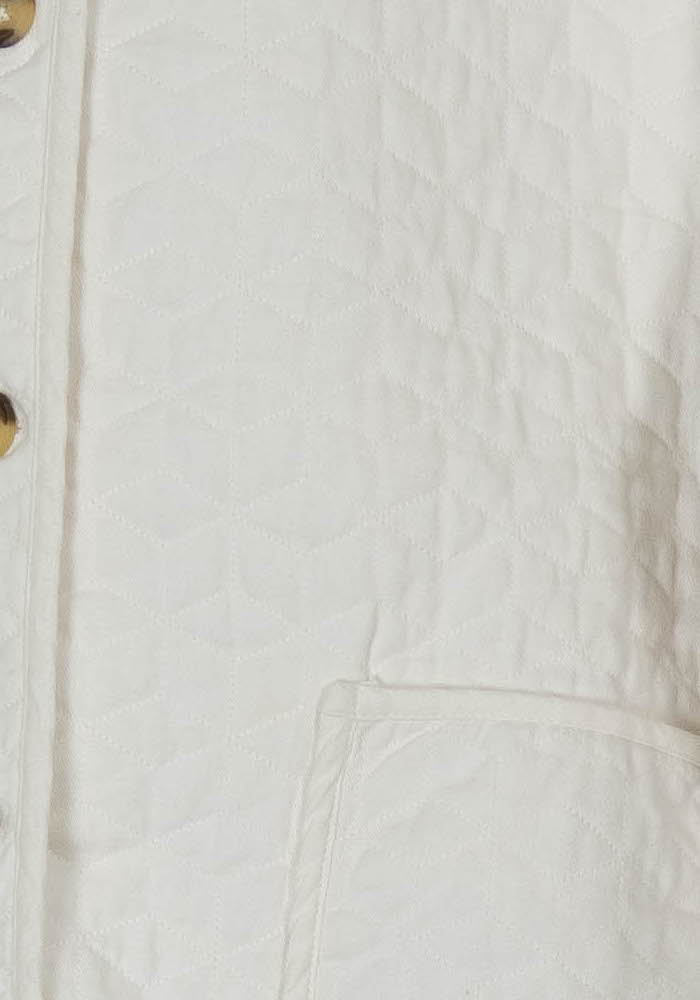 Veste Matelassée Blanche - Taille XL/42 de la marque One Step | PARAD122891 - Vendu par Paradigme - Image 3