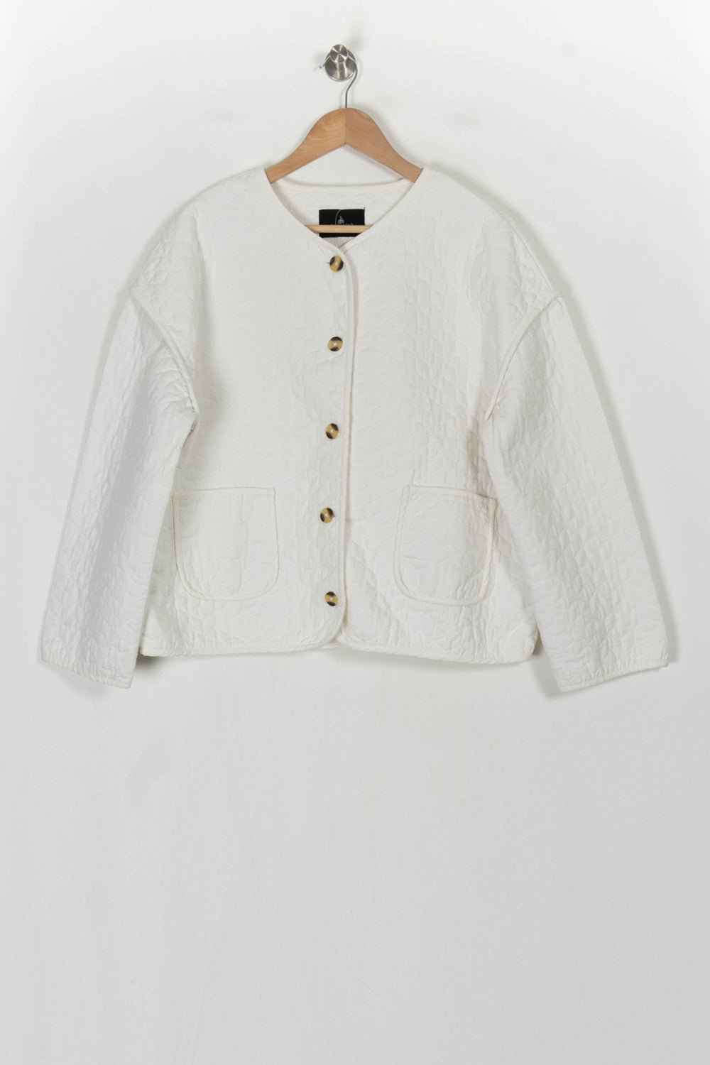 Veste Matelassée Blanche - Taille XL/42 de la marque One Step | PARAD122891 - Vendu par Paradigme - Image 2