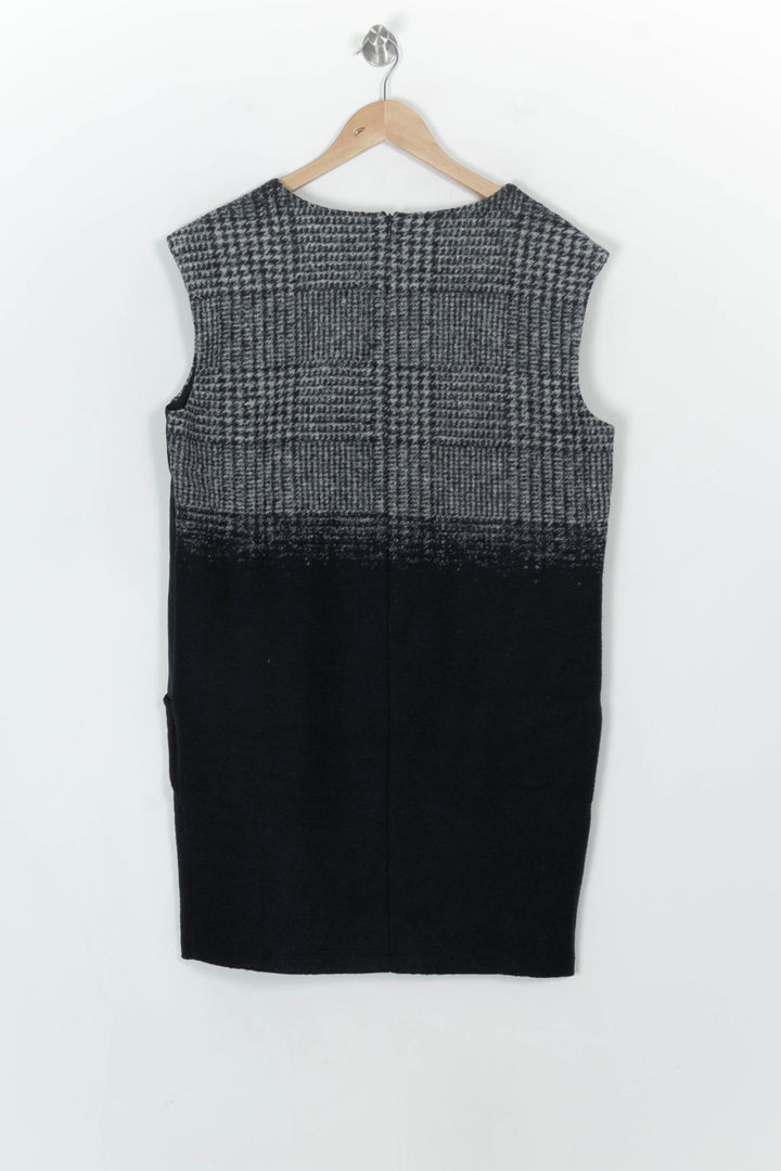 Robe Sans Manches Noire et Grise - Taille L/40 de la marque La Fée Maraboutée | PARAD122895 - Vendu par Paradigme - Image 5