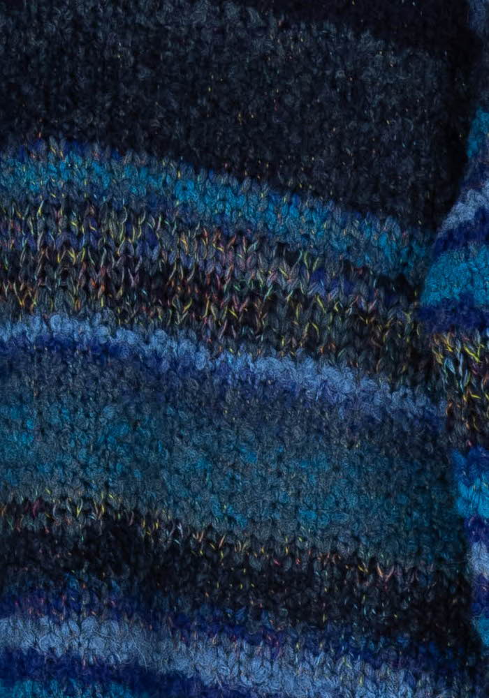 Pull Bleu et Noir - Taille XL/42 de la marque La Fée Maraboutée | PARAD122897 - Vendu par Paradigme - Image 3