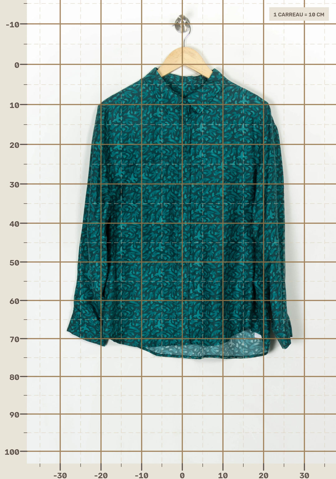 Chemise Bleue - Taille XL/42 de la marque Soi Paris | PARAD122898 - Vendu par Paradigme - Image 4