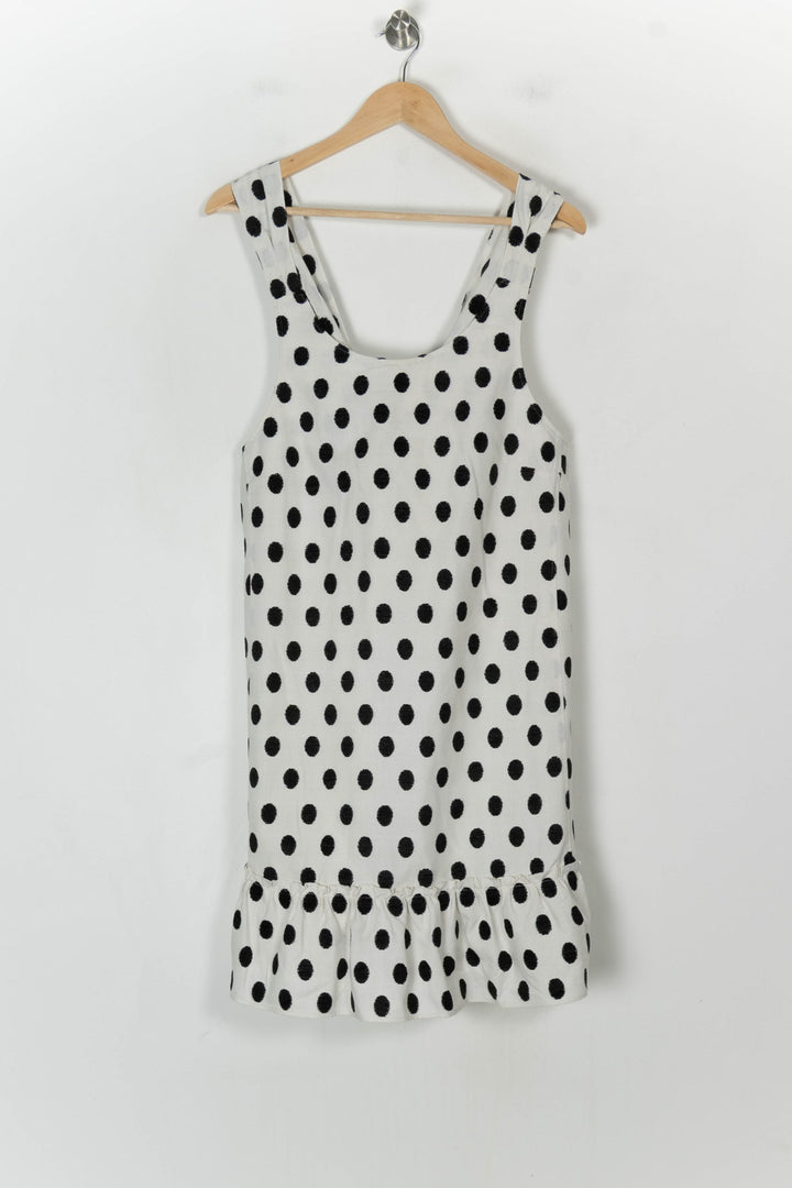 Robe Midi Blanche et Noire - Taille M/38 de la marque Sézane | PARAD123401 - Vendu par Paradigme - Image 2