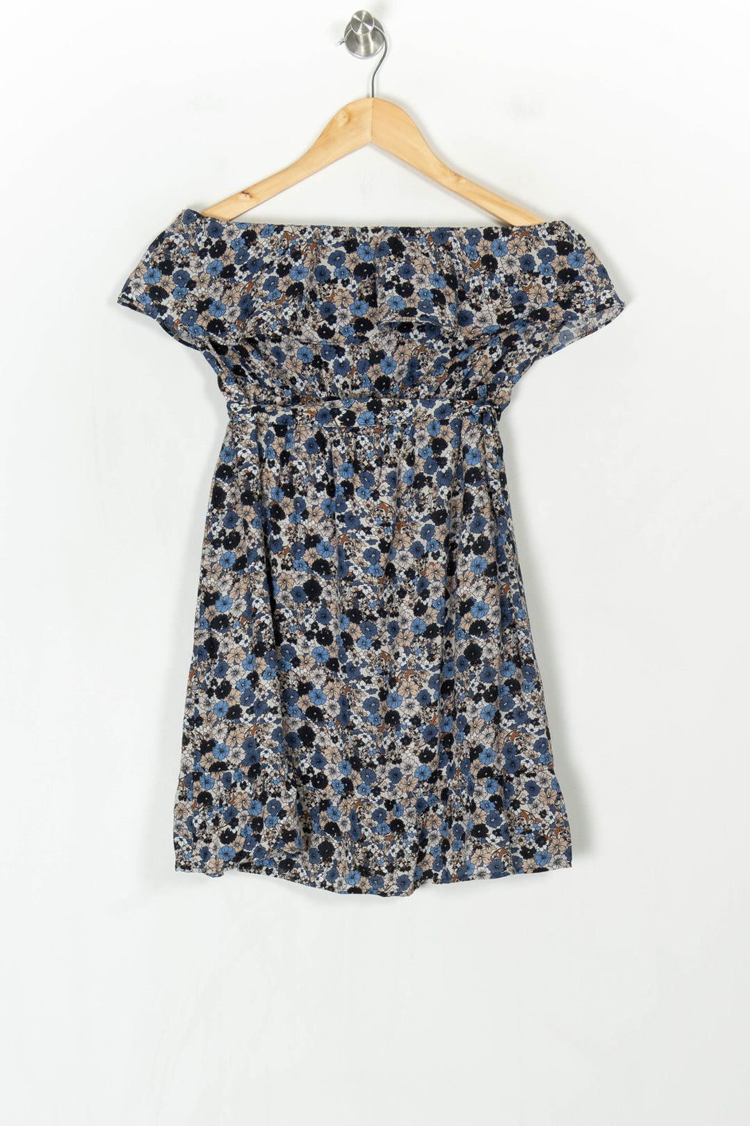 Robe Courte Bleue et Beige - Taille S/36 de la marque Sézane | PARAD123403 - Vendu par Paradigme - Image 5