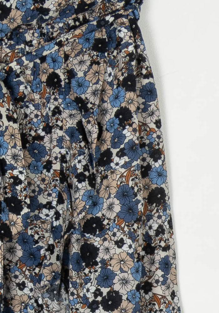 Robe Courte Bleue et Beige - Taille S/36 de la marque Sézane | PARAD123403 - Vendu par Paradigme - Image 3