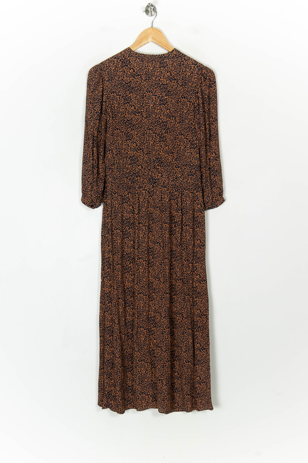 Robe Longue Marron et Noire - Taille S/36 de la marque Comptoir des Cotonniers | PARAD123408 - Vendu par Paradigme - Image 5