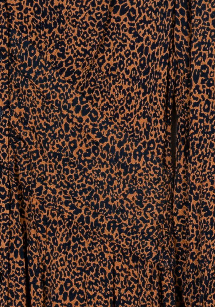 Robe Longue Marron et Noire - Taille S/36 de la marque Comptoir des Cotonniers | PARAD123408 - Vendu par Paradigme - Image 3