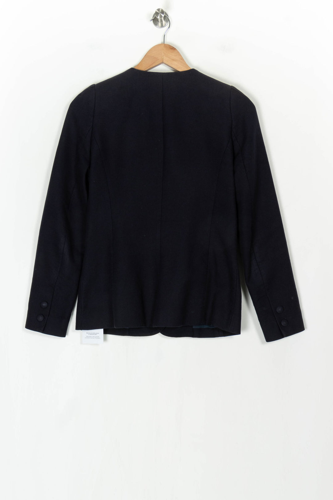 Veste De Tailleur Bleu Marine - Taille S/36 de la marque Claudie Pierlot | PARAD123424 - Vendu par Paradigme - Image 5