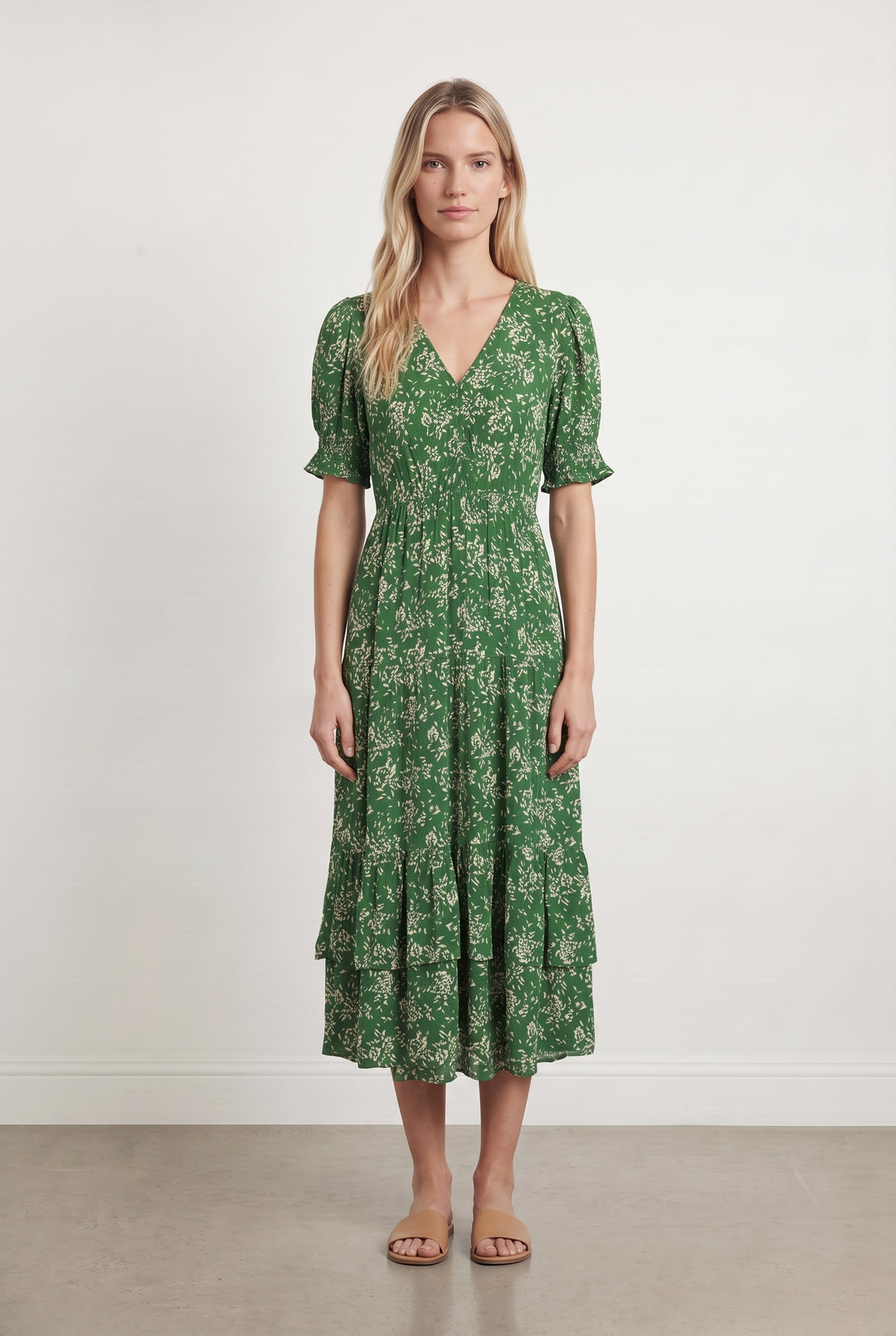 Robe Longue Verte - Taille XS/34 de la marque ba&amp;sh | PARAD123425 - Vendu par Paradigme - Image 1